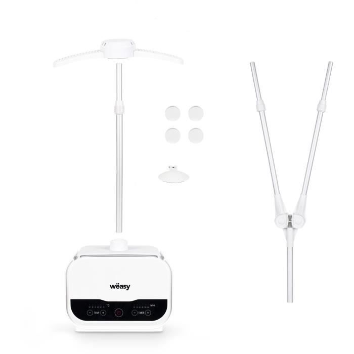 Mannequin de repassage - HKoeNIG - Magic Pressing - 1200 W - Avec housse de pantalon - Blanc