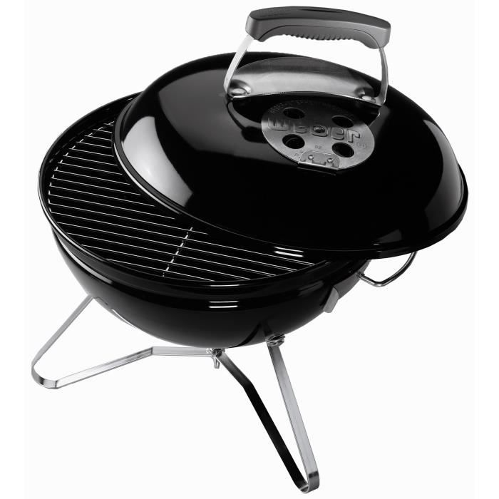 Barbecue charbon - WEBER Smokey Joe -Ř37cm - Noir