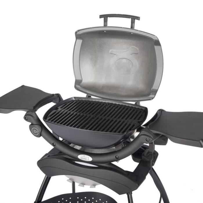 WEBER Barbecue Grill Electrique Stand Q 1400 stand - Surface de cuisson 43 x 32 cm - Noir