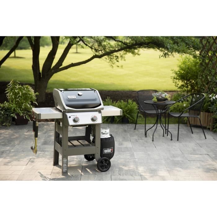 WEBER Barbecue a gaz SPIRIT II E-210 GBS - Surface de cuisson 52 x 44 cm - Noir