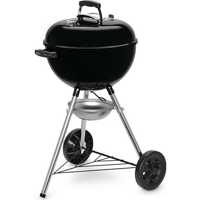 WEBER Barbecue charbon ORIGINAL KETTLE E-4710 - Acier émailé - Ø47cm - Thermometre intégré au couvercle