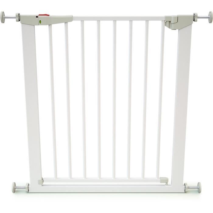 WEBABY - Barriere de sécurité bébé en acier Blanc MOBI Blanc - Taille unique