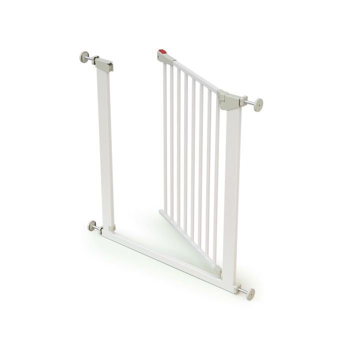 WEBABY - Barriere de sécurité bébé en acier Blanc MOBI Blanc - Taille unique