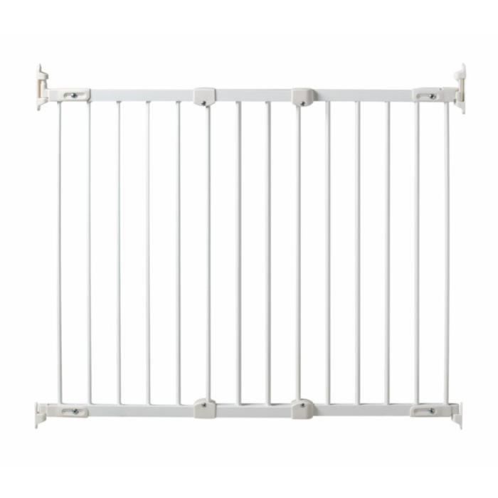 Barriere de sécurité - 72 a 108 cm - WEBABY - NONO - Blanc