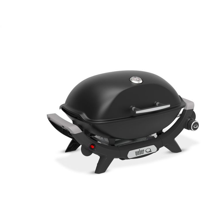 Barbecue a gaz - Weber - Q2100N - 2,94kW - 1 brűleur en acier inoxydable - Fonté émaillée - Allumage piézoélectronique - Noir