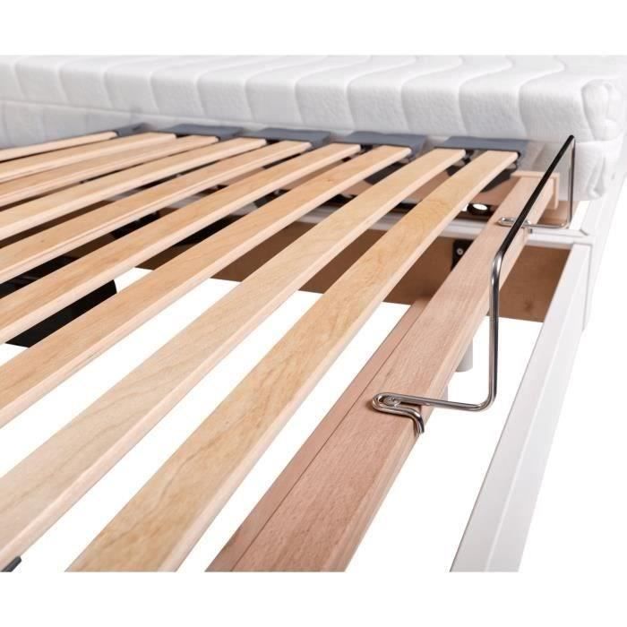 Ensemble relaxation matelas + sommier électrique 140x190 - Mousse - Ferme - TALCA Fabrication française