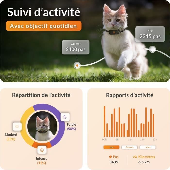 Traceur GPS pour Chat - Weenect XS (Black Edition 2023)