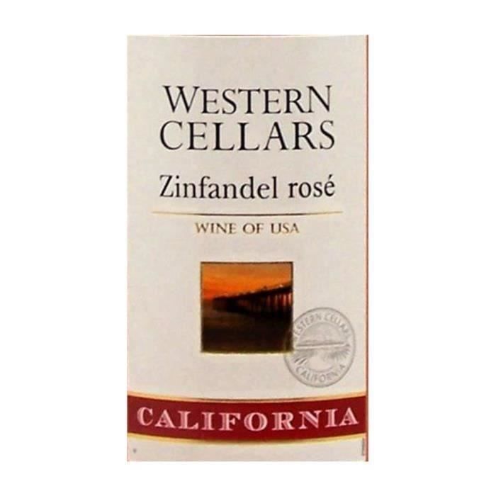 Western Cellars Zinfandel California - Vin Rosé des Etats-Unis 2024