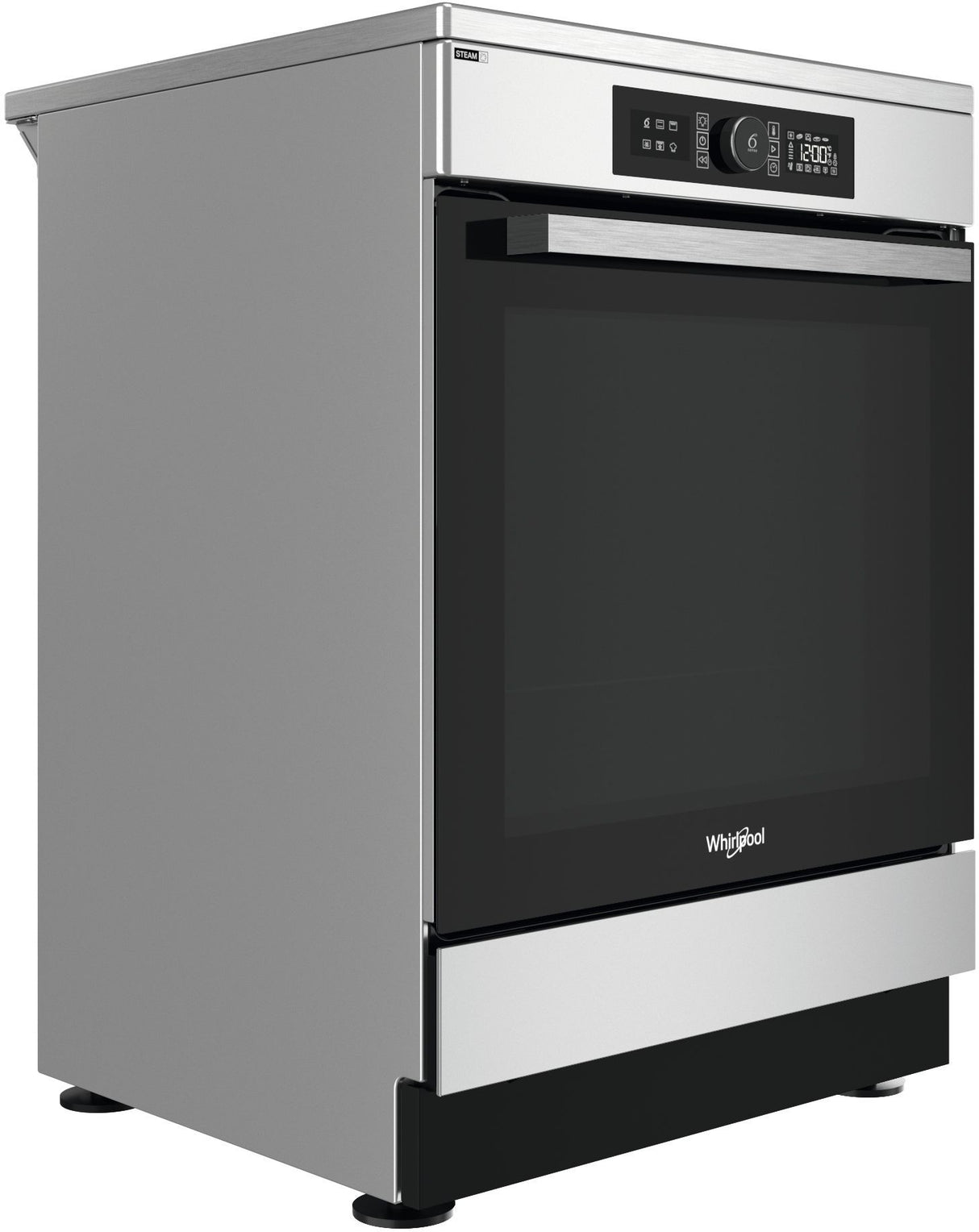 Cuisiniere a induction - WHIRLPOOL - WS68IB8ACX/FR/1 - 4 foyers - 2900 W - L60 cm - Inox