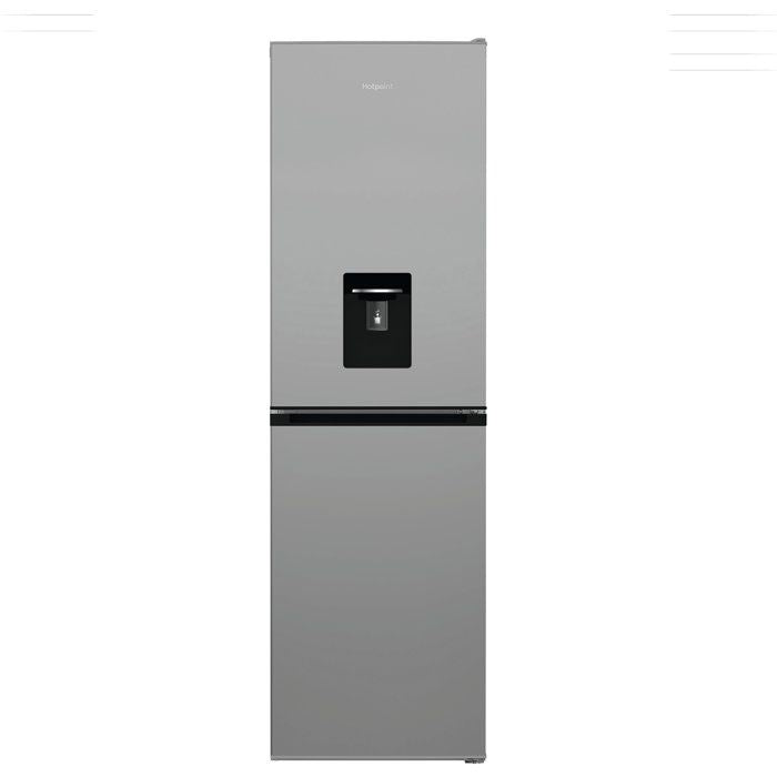 Réfrigérateur combiné - HOTPOINT - HPKH1261WS5 - 166 L - Classe D - 57,5 x 54 x 182,4 cm - Silver