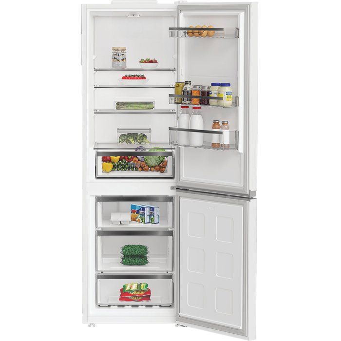 Réfrigérateur combiné - WHIRLPOOL - WHKH1361W4E - 106 L - Classe E - 59,5 x 66,3 x 186,5 cm - Blanc