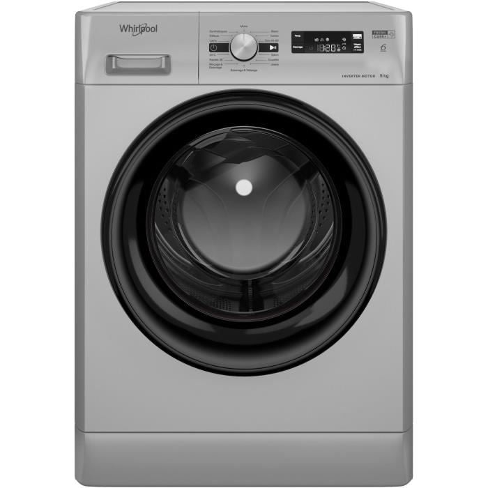 Lave-linge hublot WHIRLPOOL FFS9269SBFR - 9 kg - Induction - 60 cm - 1200 trs/min - Silver