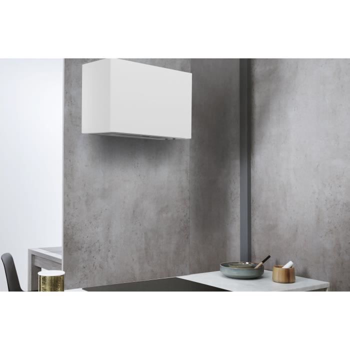 Hotte intégrable extracteur - WHIRLPOOL - WCT64FLSX - 59,5 x 56,4 x 13,2 cm - Inox