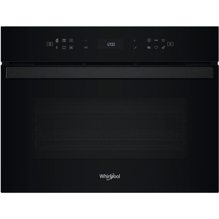 Micro-ondes combiné encastrable - WHIRLPOOL - WCW6O7HTBF - Noir - 59,5 x 55,4 x 45,5 cm