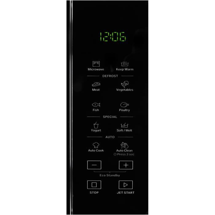 Micro-ondes - WHIRLPOOL - MWP251SB - Silver Black - 900 W - 48,3 x 41,4 x 28,1 cm - 25 L