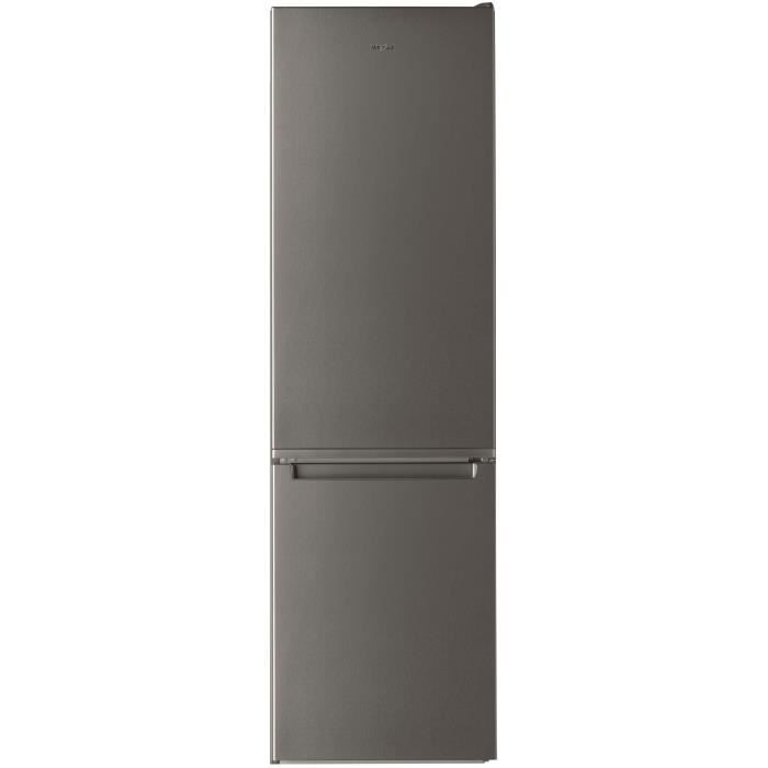 RÈfrigÈrateur congÈlateur bas - WHIRLPOOL W5921EOX2 - 372 L (261L +111 L) - Froid statique - L59,5 cm x H 201,1 cm - Optic inox