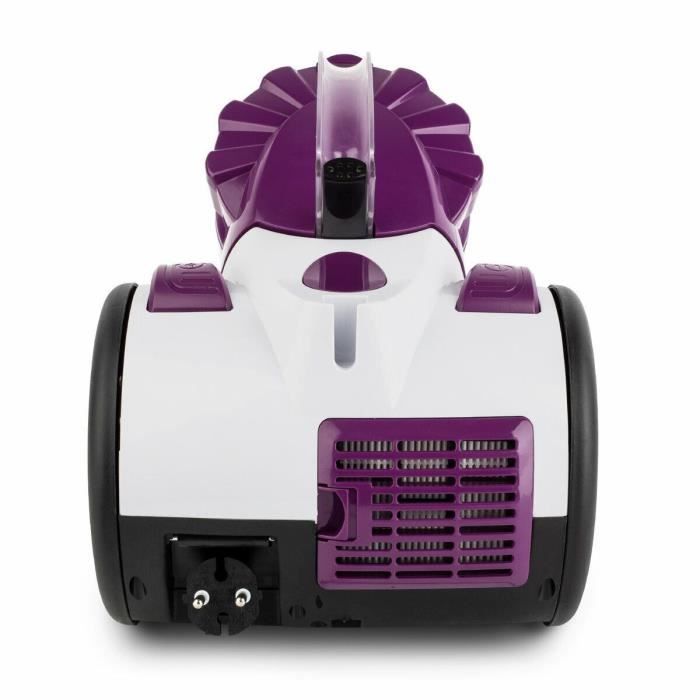 Aspirateur Multicyclonique sans sac Weasy WS10 - 1,5L - Cable 4,2m - Classe A - Violet