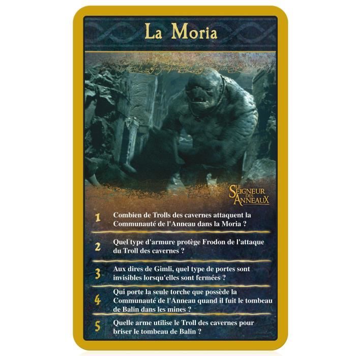 Quizz Le Seigneur des anneaux 500 Questions - Format Voyage - Version française, Winning Moves