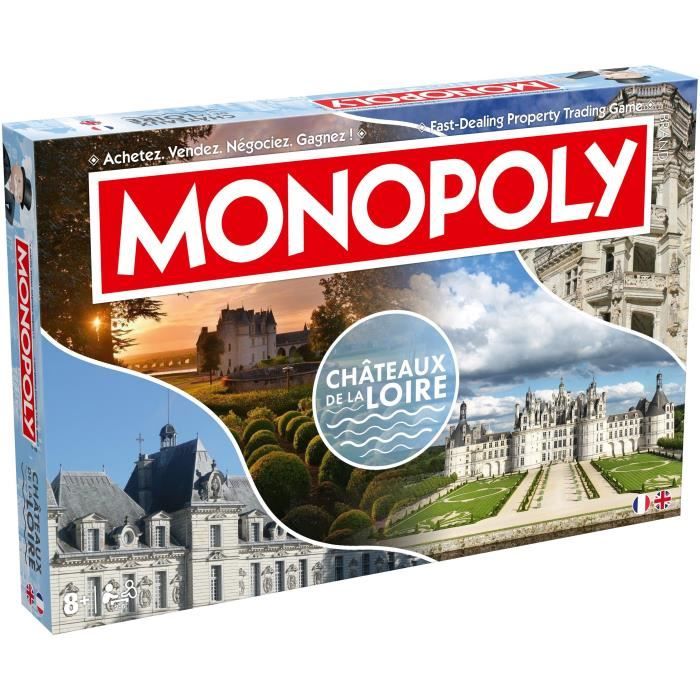 MONOPOLY Chateaux de la Loire - Jeu de société - WINNING MOVES