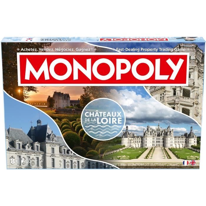 MONOPOLY Chateaux de la Loire - Jeu de société - WINNING MOVES