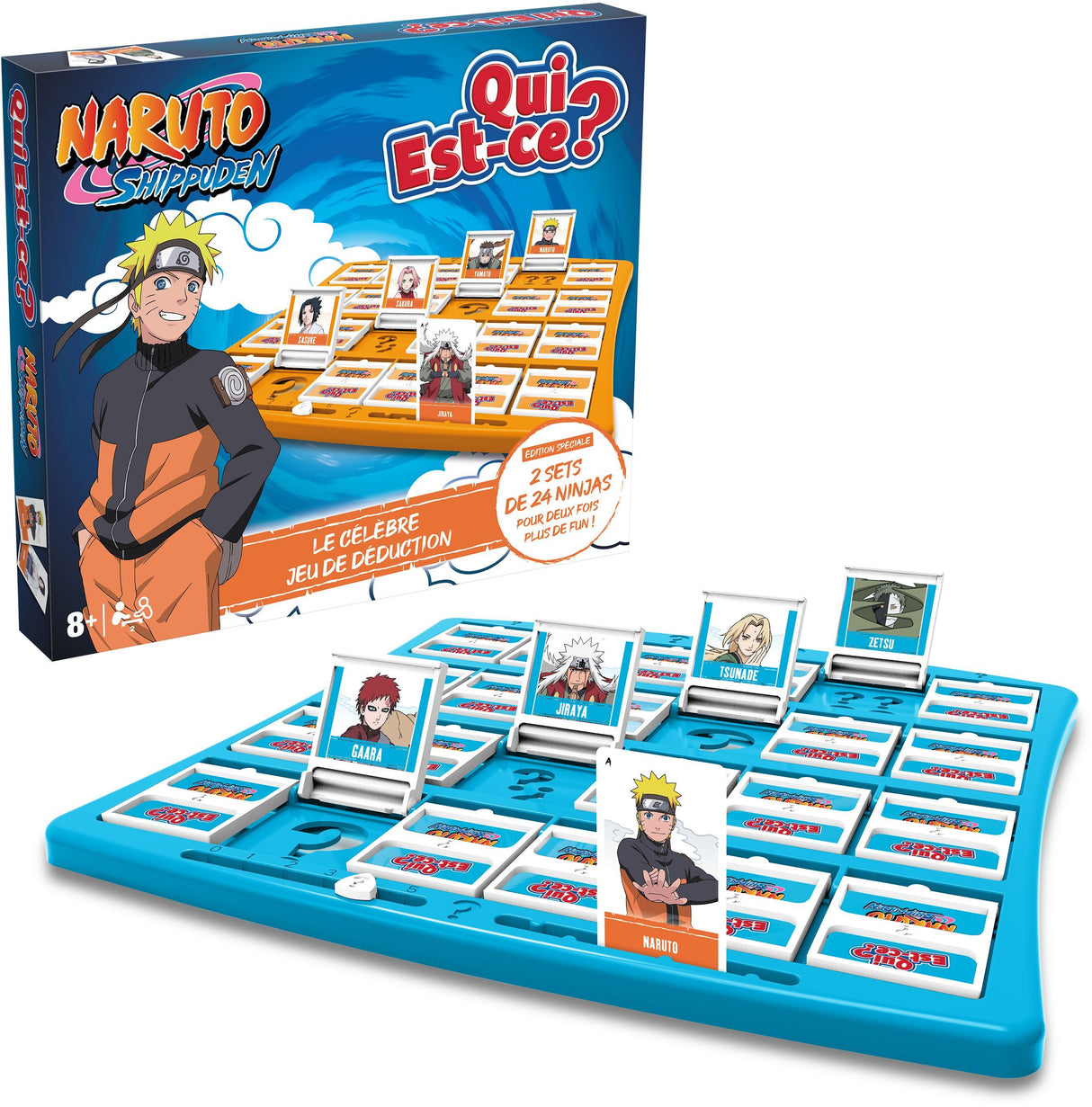 QUI EST-CE ? Naruto Shippuden - Jeu de société - WINNING MOVES - Des 8 ans