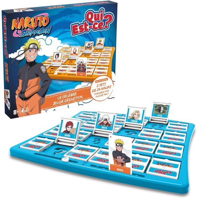 QUI EST-CE ? Naruto Shippuden - Jeu de société - WINNING MOVES - Des 8 ans