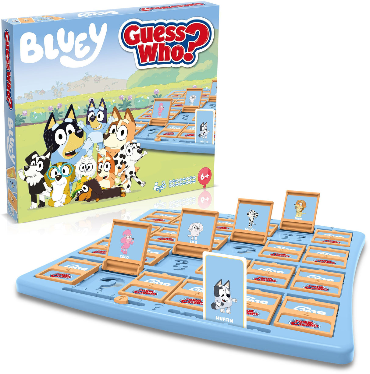 QUI EST-CE ? Bluey - Jeu de société - WINNING MOVES - Des 6 ans