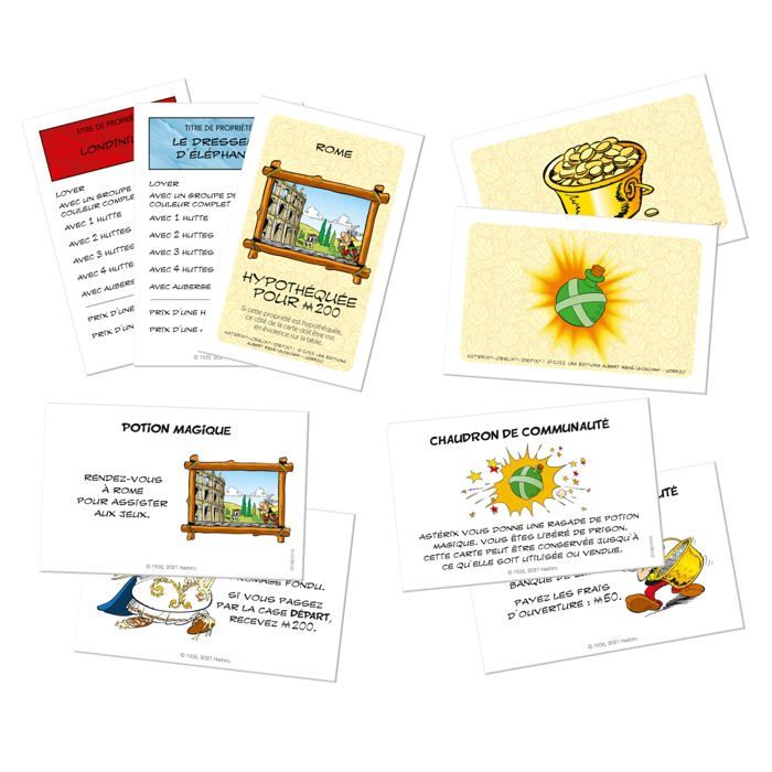 MONOPOLY Asterix - Jeu de société - WINNING MOVES - Des 8 ans