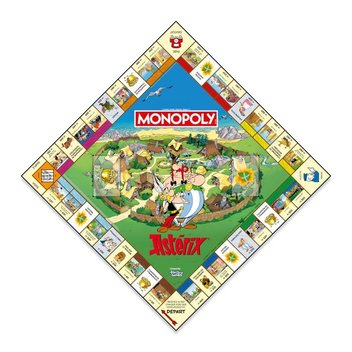 MONOPOLY Asterix - Jeu de société - WINNING MOVES - Des 8 ans