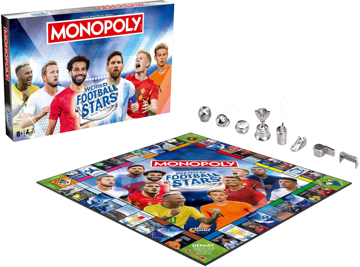 MONOPOLY World Football Stars - Jeu de société - WINNING MOVES - Des 8 ans
