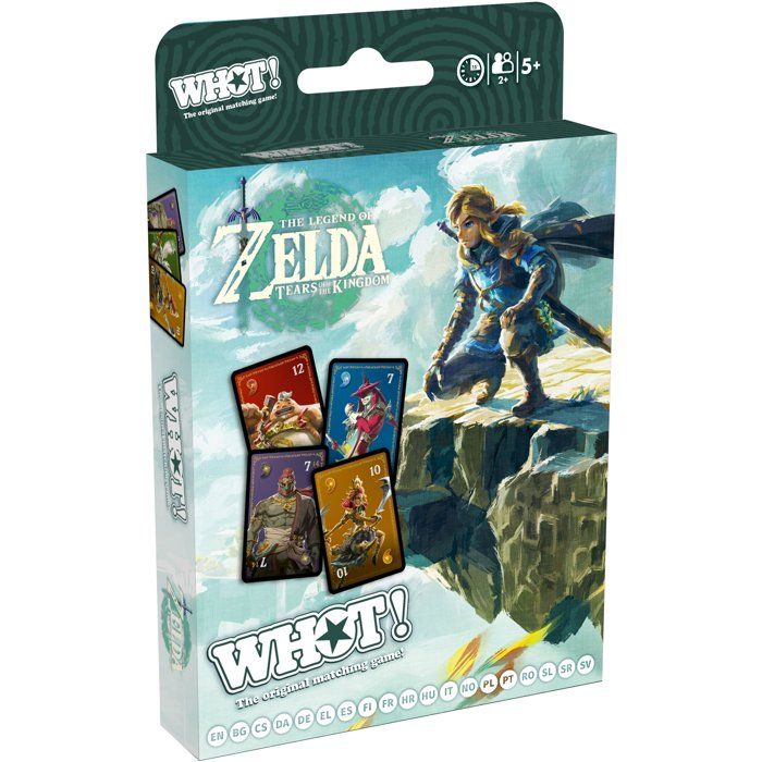WHOT! Zelda - Tears of the Kingdom - Jeu de société - WINNING MOVES - 2 a 6 joueurs - Des 5 ans