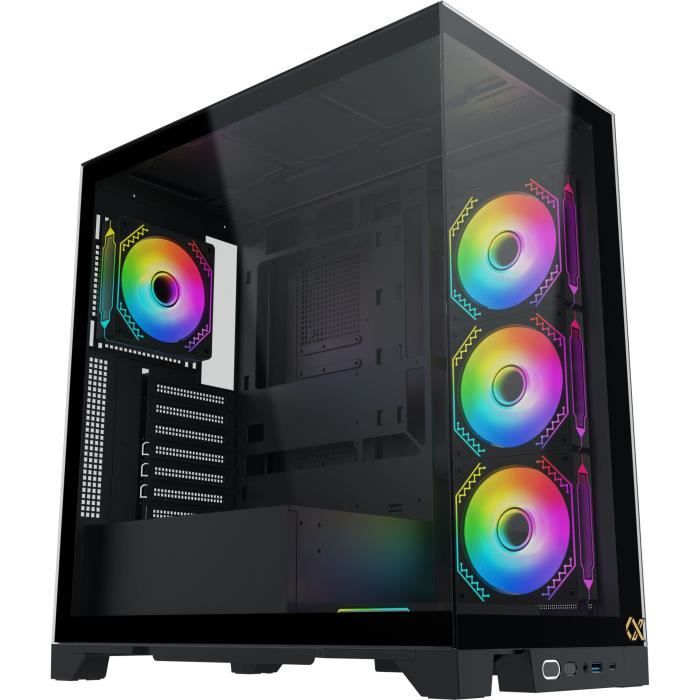BoÓtier PC - XIGMATEK - Endorphin Ultra (Noir) - Moyen tour - Format ATX - Ventilateurs LED A-RGB
