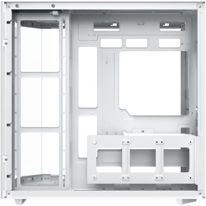 Boitier sans alimentation - XIGMATEK CUBI II Arctic - Cube - Format E-ATX - Blanc