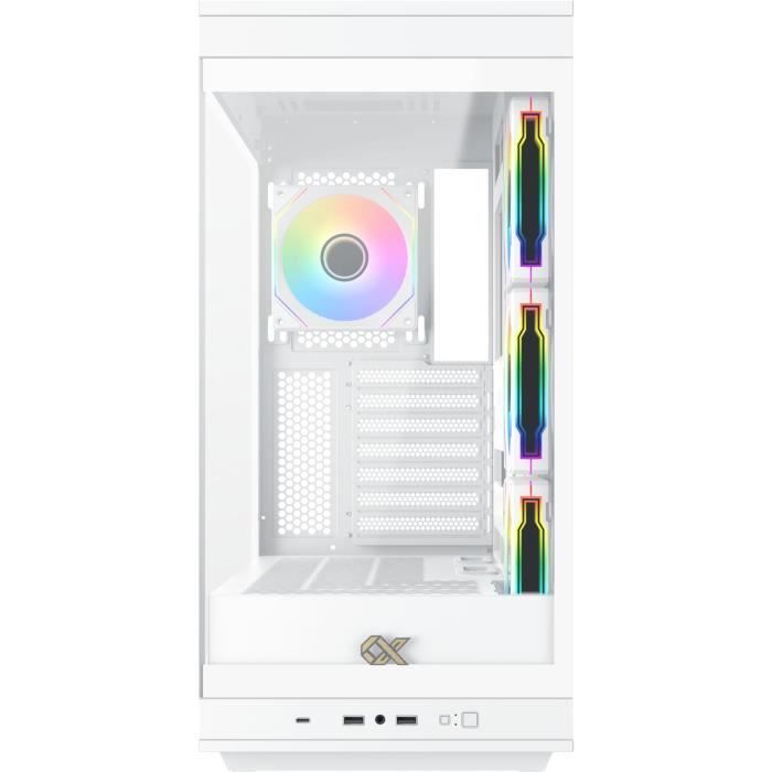 BoÓtier PC - XIGMATEK - META Arctic - Moyen tour - E-ATX - Verre trempÈ - ARGB - Blanc