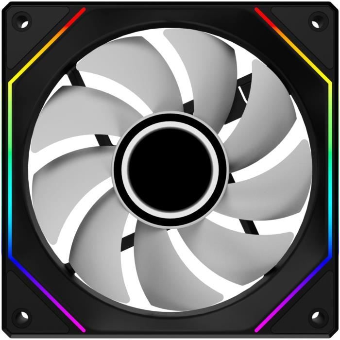 Pack de 3 Ventilateurs - XIGMATEK Infinity G20A - 120 mm - Pour boitier PC - Noir