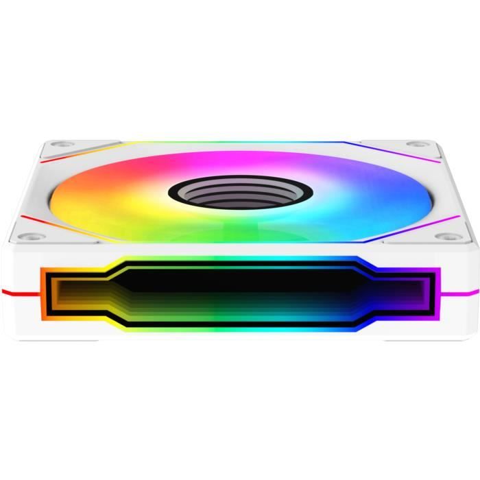 Pack de 3 Ventilateurs - XIGMATEK Infinity G20A - 120 mm - Pour boitier PC - Blanc