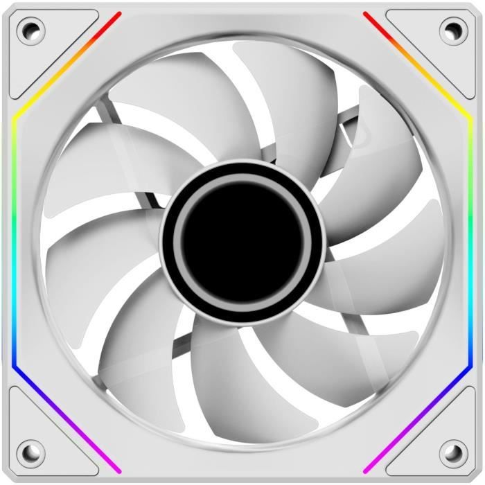 Pack de 3 Ventilateurs - XIGMATEK Infinity G20A - 120 mm - Pour boitier PC - Blanc