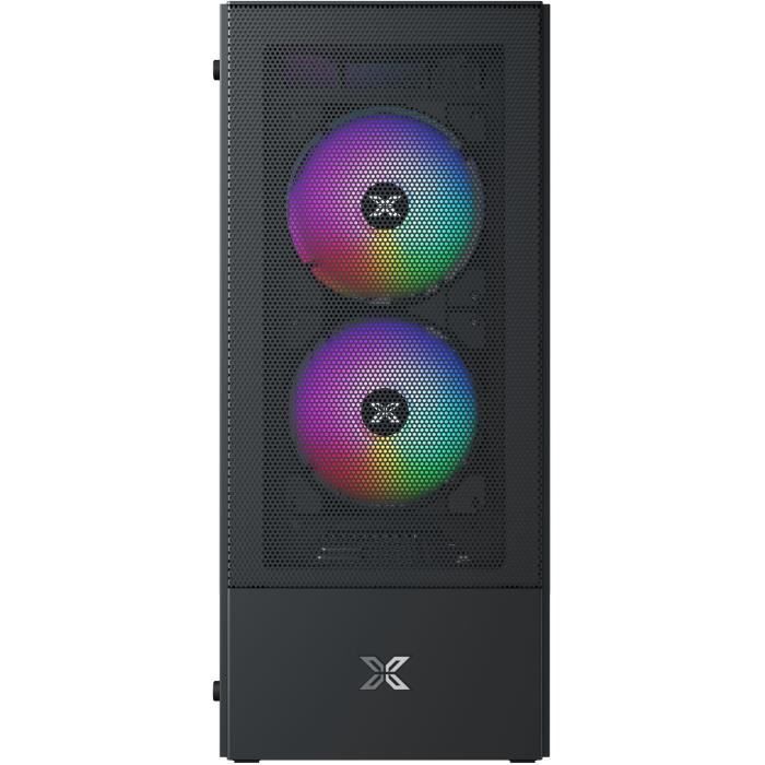 Boîtier PC Moyen Tour sans alim - XIGMATEK HERO II Air 3F (Noir) - ATX/Micro ATX - 3x120mm FRGB - Mesh - USB 3.0/2.0
