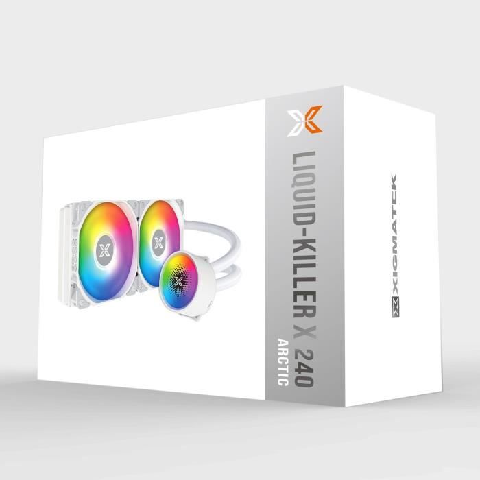 Watercooling CPU - XIGMATEK - Liquid Killer X 240 Arctic - Blanc - 2x120mm