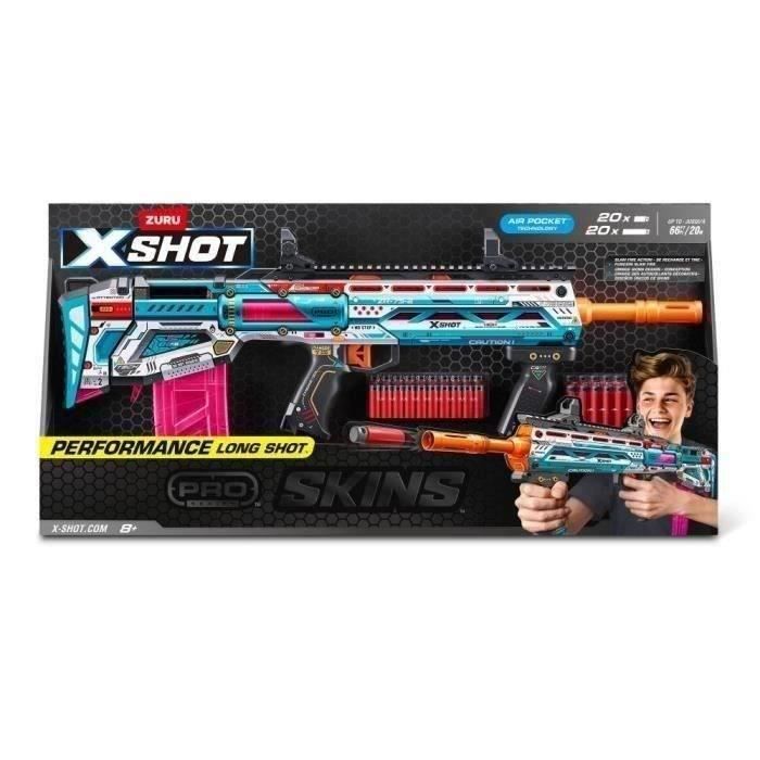 Lance-projectiles - XSHOT - Pro Long Shot - Portée longue distance - Précision améliorée - Design pro
