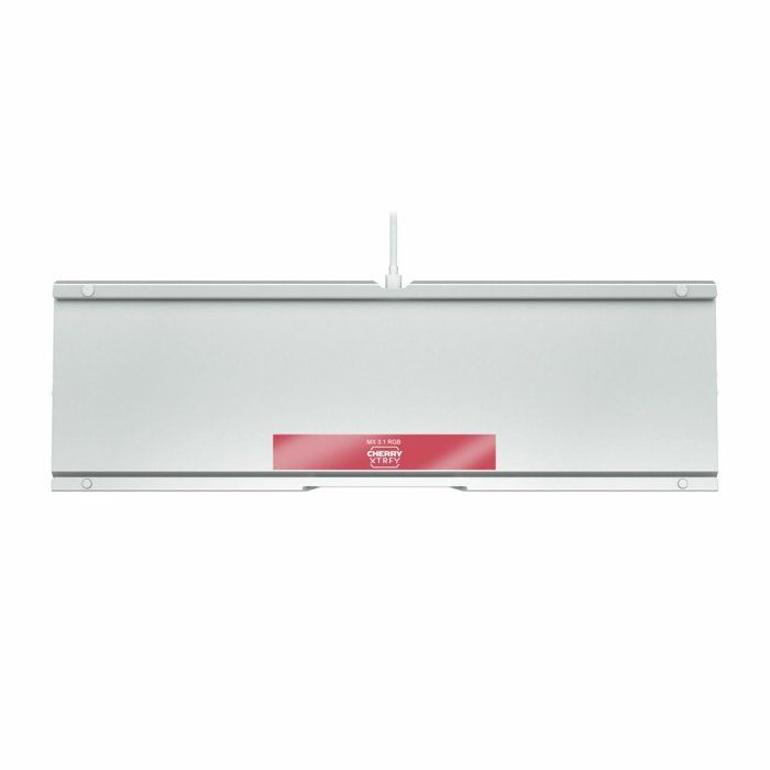 Clavier gamer filaire - CHERRY XTRFY MX 3.1 - Boîtier aluminium tendance - Blanc