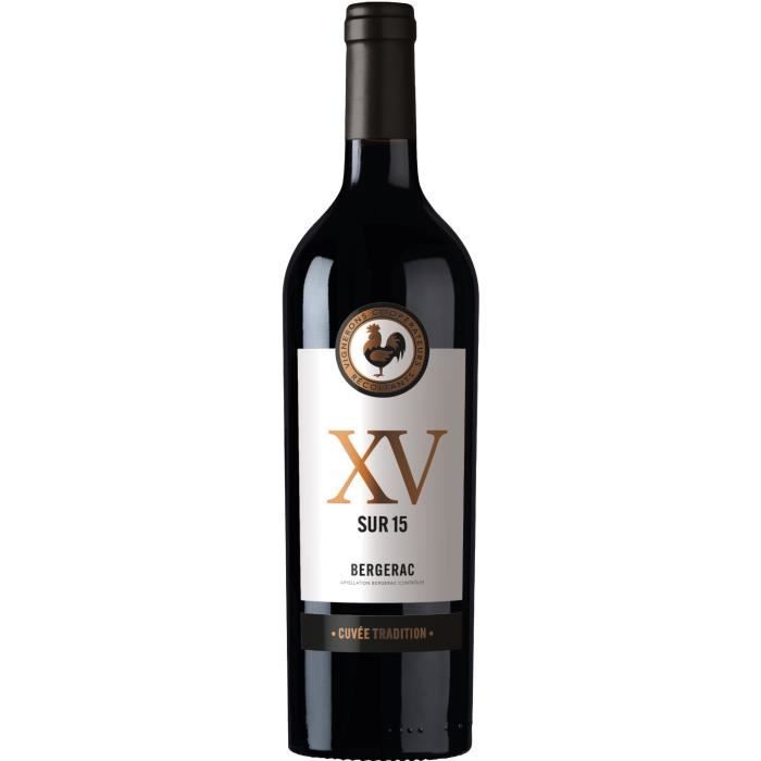 Xv Sur 15 Cuvée Tradition 2024 AOP Bergerac - Vin rouge du Sud Ouest