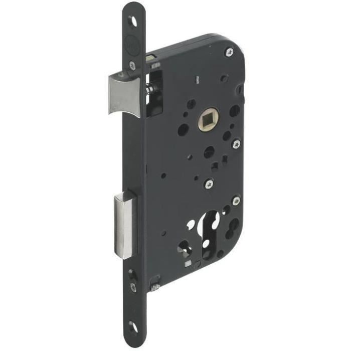Serrure a encastrer trou de cylindre - YALE - Y60R-A40/N - Axe 40mm - Coffre 148mm - Porte d'entrée, locaux sensibles - Noir