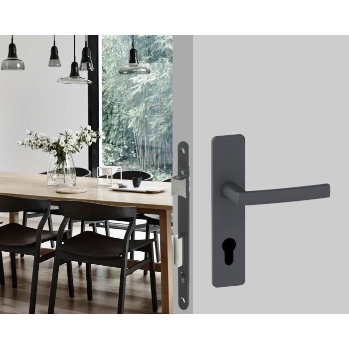 Serrure a encastrer trou de cylindre - YALE - Y60R-A50/N - Axe 50mm, coffre 148mm - Porte d'entrée, service, locaux sensibles -