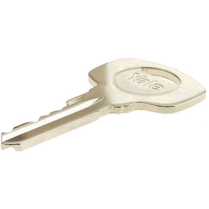 Cylindre YALE série 500+ 30x30 mm nickelé - 5 goupilles - 3 clés