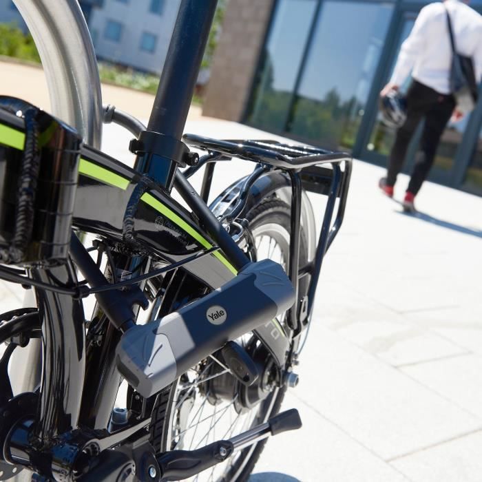 Antivol U a clé - YALE - YUL3/14/230/1 - Certifié Sold Secure Gold, Garantie a vie - 4 clés fournies - 23x11,5x14 cm