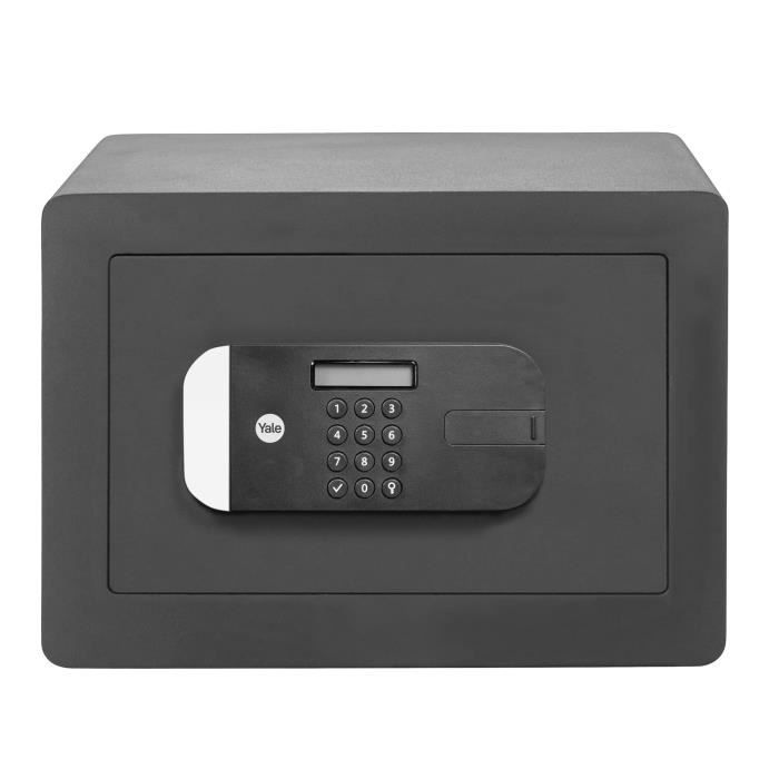 Coffre-fort haute sécurité YALE a serrure électronique (Certifié SKG) - H.25 x l.35 x P.30 cm (18,6 L)