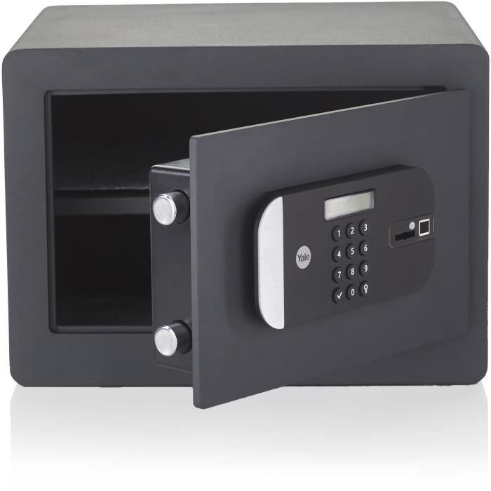 YALE -YSFM/250/EG1 - Coffre-fort haute sécurité biométrique (Certifi SKG) - format domestique H.25 x l.35 x P.30 cm (18 -6 L)