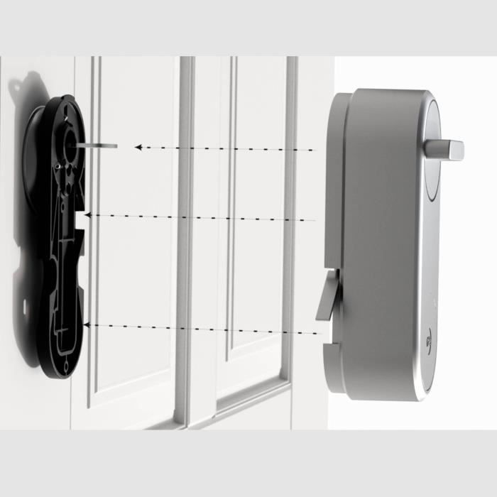 Cylindre Ajustable Linus - YALE - 05/501000/SN - Tous types de porte compatible avec la serrure connectée Linus