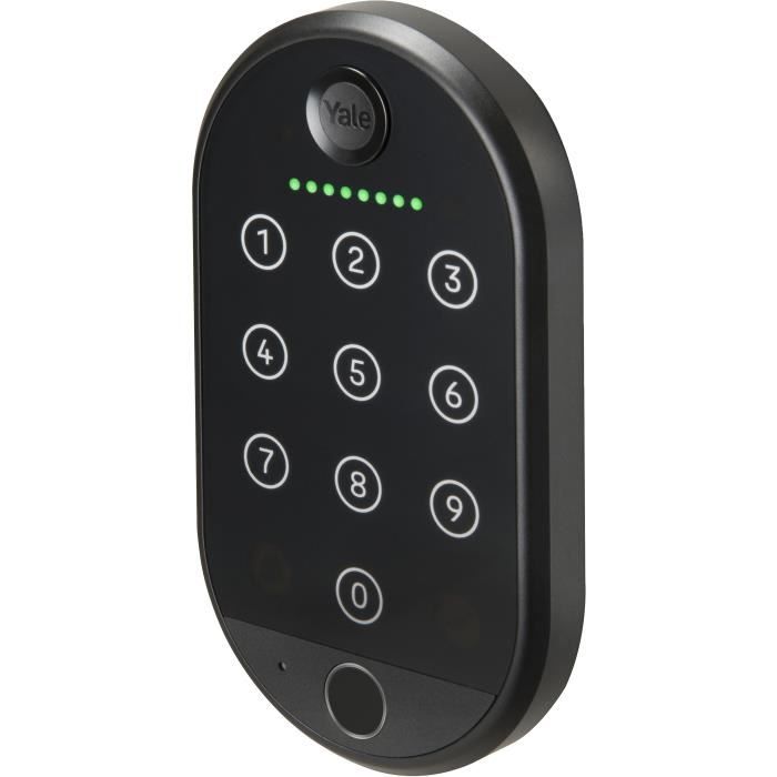 Clavier connecté - YALE - Biométrique - Jusqu'a 10 utilisateurs sur le clavier